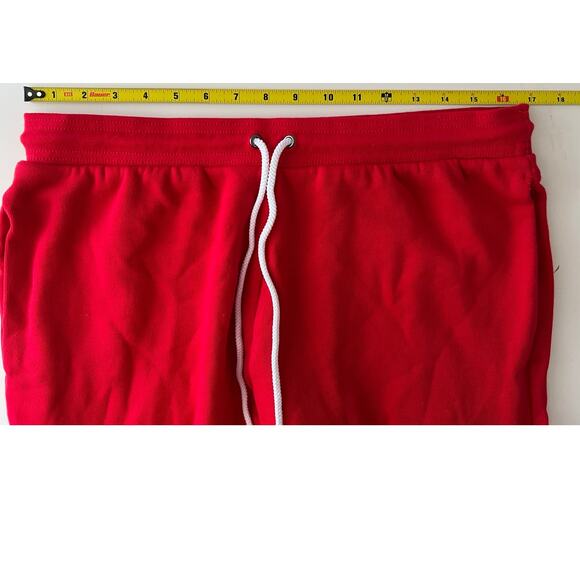 Bella + Canvas Unisex Fleece Collection Jogger Sweatpants Red Size Medium New - Picture 4 of 5